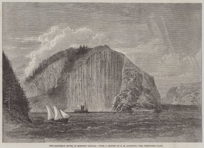 The Saguenay River, in Eastern Canada by Richard Principal Leitch
